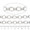 Rack Plating Brass Oval Link Chains CHC-N009-01P-3