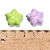 Baking Paint Opaque Acrylic Beads SACR-P035-08-4