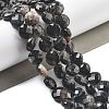 Natural Black Tourmaline Beads Strands G-C179-A23-03-1