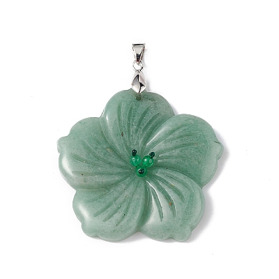 Natural Green Aventurine Big Pendants LS-G-B040-01P-06-1