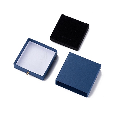 Square Paper Drawer Jewelry Set Box CON-C011-03A-03-1