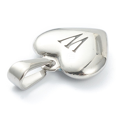 304 Stainless Steel Pendants STAS-P278-01W-P-1