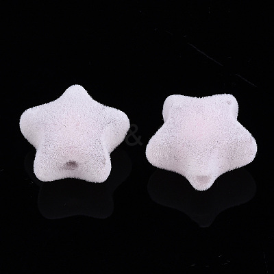 Flocky Acrylic Beads MACR-S275-25B-07-1