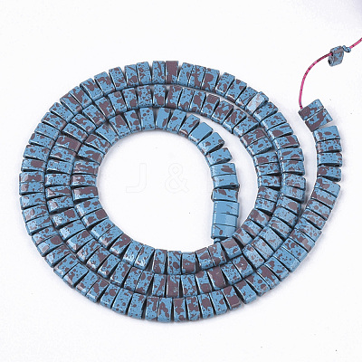 Spray Painted Non-magnetic Synthetic Hematite Beads G-T124-02B-1