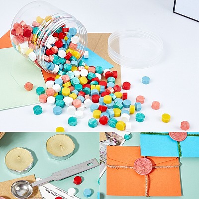 Sealing Wax Beads Wax Seal Kit DIY-CP0003-46A-1