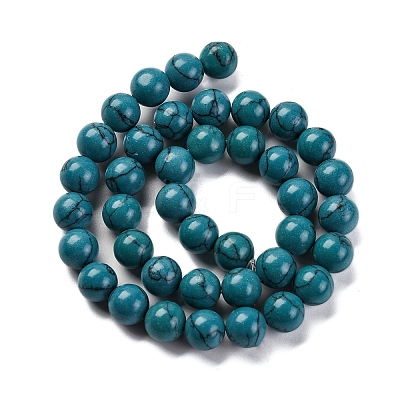 Synthetic Turquoise Beads Strands G-L605-G01-03A-1