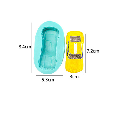 Racing Car Shape Cake Decoration Food Grade Silicone Molds LS-DIY-M037-04-1