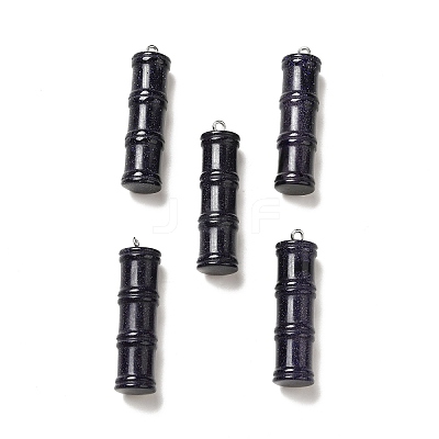 Synthetic Blue Goldstone Pendants G-I340-A26-1
