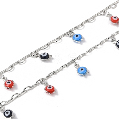 Handmade Brass & Enamel Chains CHC-Z001-18P-1