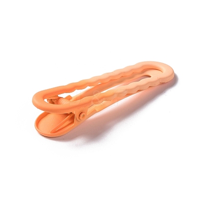 Spray Painted Iron Alligator Hair Clips for Girls PHAR-A011-01J-1