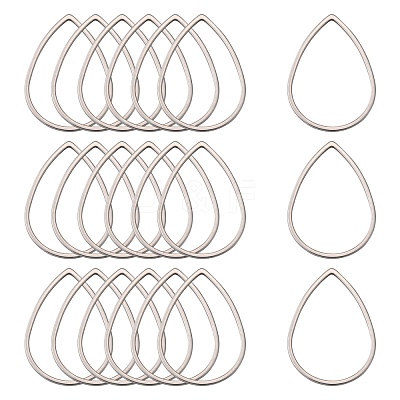 Tarnish Resistant 304 Stainless Steel Linking Rings X-STAS-T047-16C-1