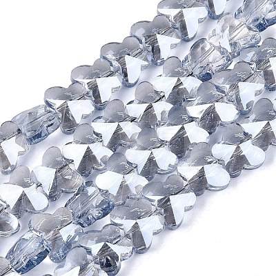 Electroplate Glass Beads Strands EGLA-Q135-04A-A05-1