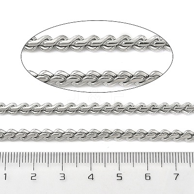 304 Stainless Steel Wheat Chains CHS-C020-02P-1
