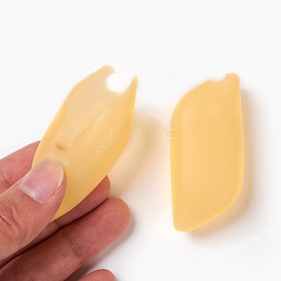 Silicone Portable Toothbrush Case X-SIL-WH0001-01-1