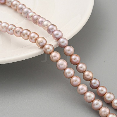 Natural Cultured Freshwater Pearl Beads Strands PEAR-E018-21-1