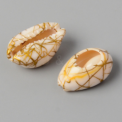 Natural Cowrie Shell Beads X-SSHEL-N0232-08E-1