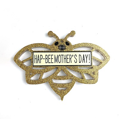 DIY Mother's Day Theme Bees Pendant Silicone Molds LS-SIMO-H010-08-1