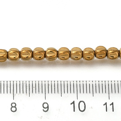Electroplated Synthetic Non-magnetic Hematite Beads Strands G-C154-A01-01B-1