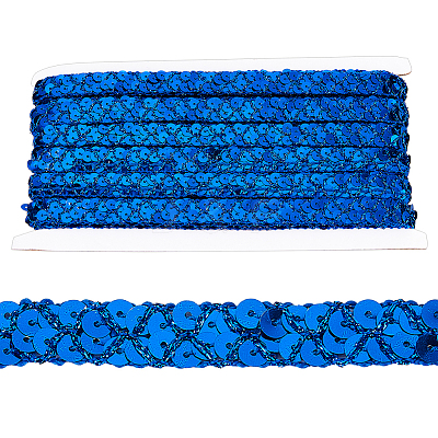 13M Polyester Paillette Elastic Beads OCOR-WH0079-169A-1