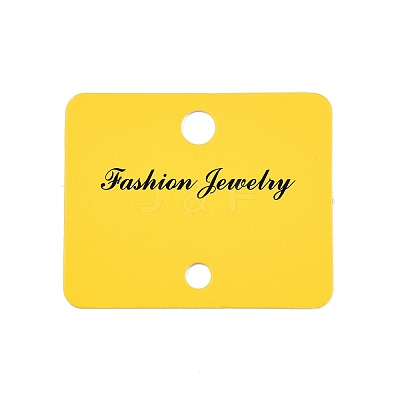 Rectangle Paper Jewelry Display Cards for Bracelets Keychains CDIS-T004-05-1