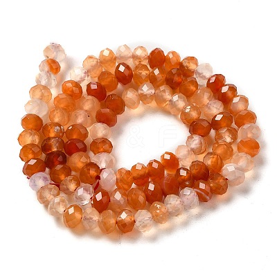Natural Banded Agate/Striped Agate Beads Strands G-E605-A02-01H-1