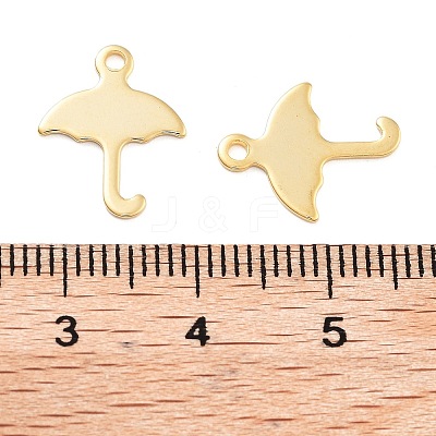 201 Stainless Steel Charms STAS-U012-02G-1