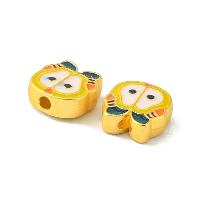 Alloy Enamel Beads ENAM-D047-04G-1