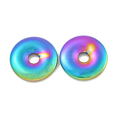 Electroplated Synthetic Non-Magnetic Hematite Pendants G-C136-04-1