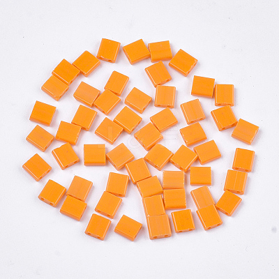 2-Hole Opaque Glass Seed Beads SEED-S023-21C-01-1
