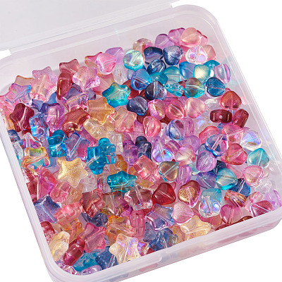 Electroplate Glass Beads EGLA-CD0001-01-1