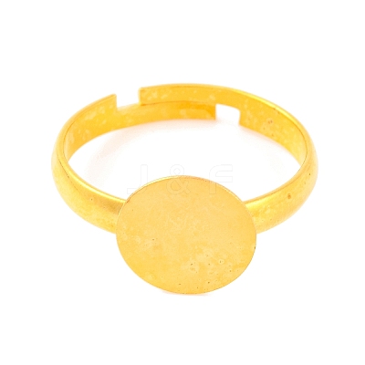 Brass Pad Ring Base Findings EC022-M-NR-1