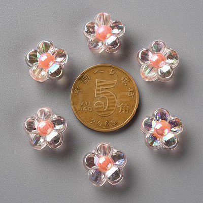 Transparent Acrylic Beads TACR-S152-06B-SS2109-1