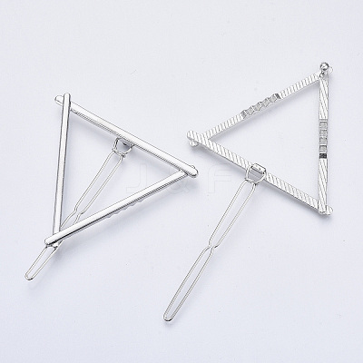 Alloy Hollow Geometric Hair Pin PHAR-N005-015P-1