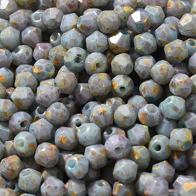 Picasso Baking Paint Glass Seed Beads SEED-A032-02A-16-1