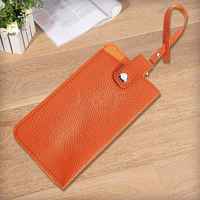 1Pc PU Leather Eyeglass Cases AJEW-CN0004-98A-02-1