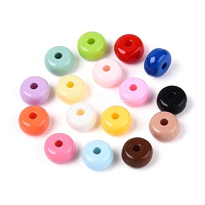 Opaque Acrylic Beads OACR-N139-10-1