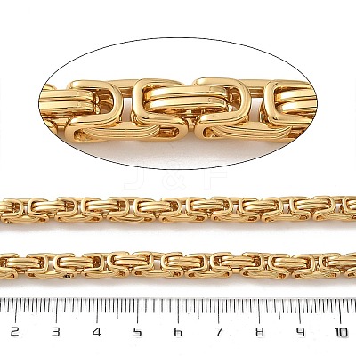 201 Stainless Steel Byzantine Chains SA-CBA46AF-02C-G-1