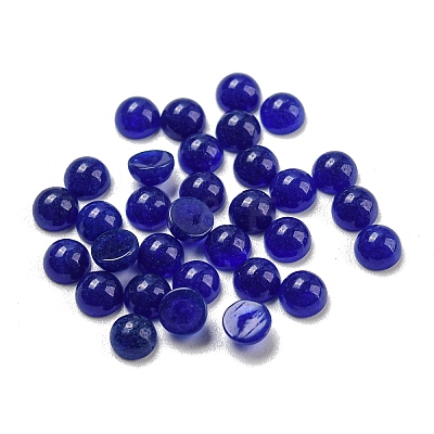 Natural White Jade Dyed Cabochons G-H309-03-34-1