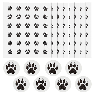 Round Dot PVC Decorative Stickers DIY-WH0423-009-1