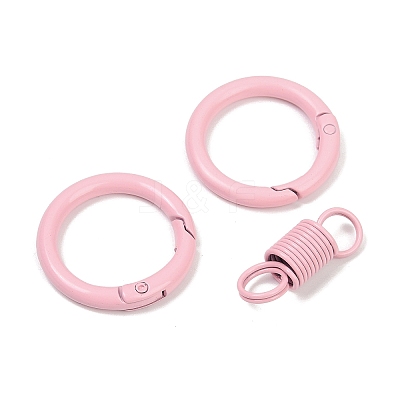 Alloy Spring Gate Clasps PALLOY-Q009-01A-1