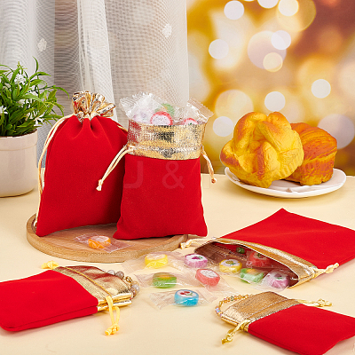 5 Style Velvet Packing Pouches TP-PH0001-16-1