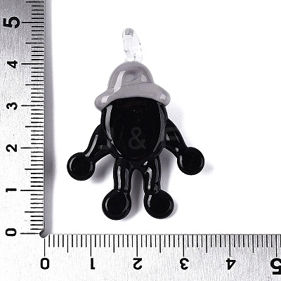 Handmade Lampwork Pendants LAMP-N034-21-1