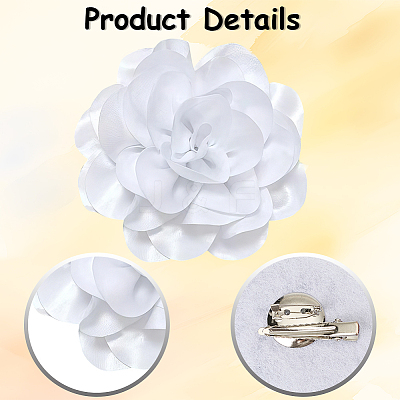1Pc Polyester Brooches JEWB-CN0001-07C-1