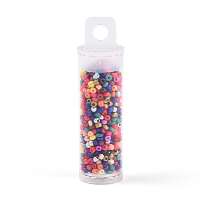 7 Bottles DIY Glass Seed Beads Sets DIY-N006-02C-1