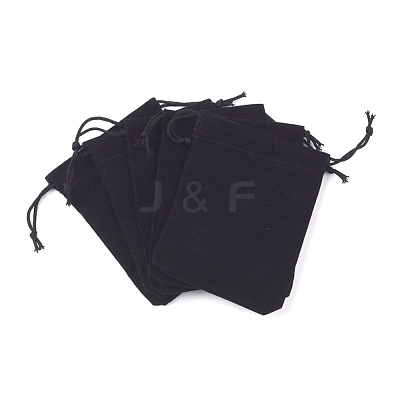 Velvet Cloth Drawstring Bags TP-C001-70X90mm-4-1
