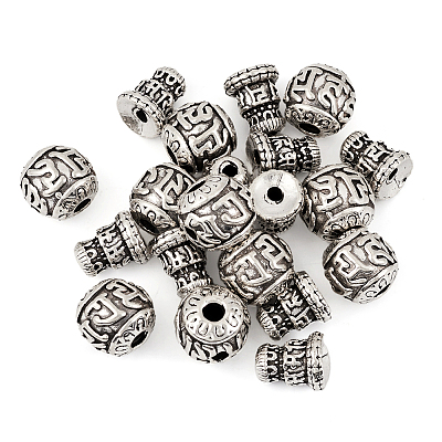Tibetan Style Alloy 3 Hole Guru Beads FIND-TAC0017-34A-1