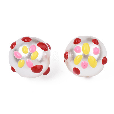 ABS Plastic Imitation Pearl Beads KY-N015-103-1