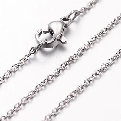 Non-Tarnish 304 Stainless Steel Necklace MAK-K004-15P-1