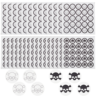 26 Sheets 2 Styles PVC Plastic Waterproof Stickers DIY-OC0004-24A-1