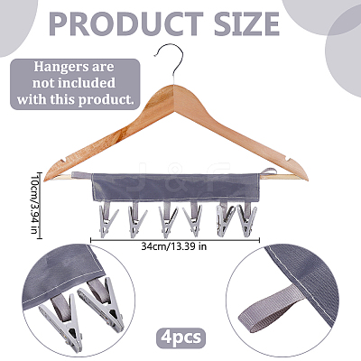 Fabric Hanging Clothes Peg Organizer AJEW-WH0455-394B-1